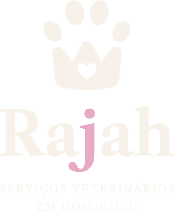 Logo Rajah em negativo